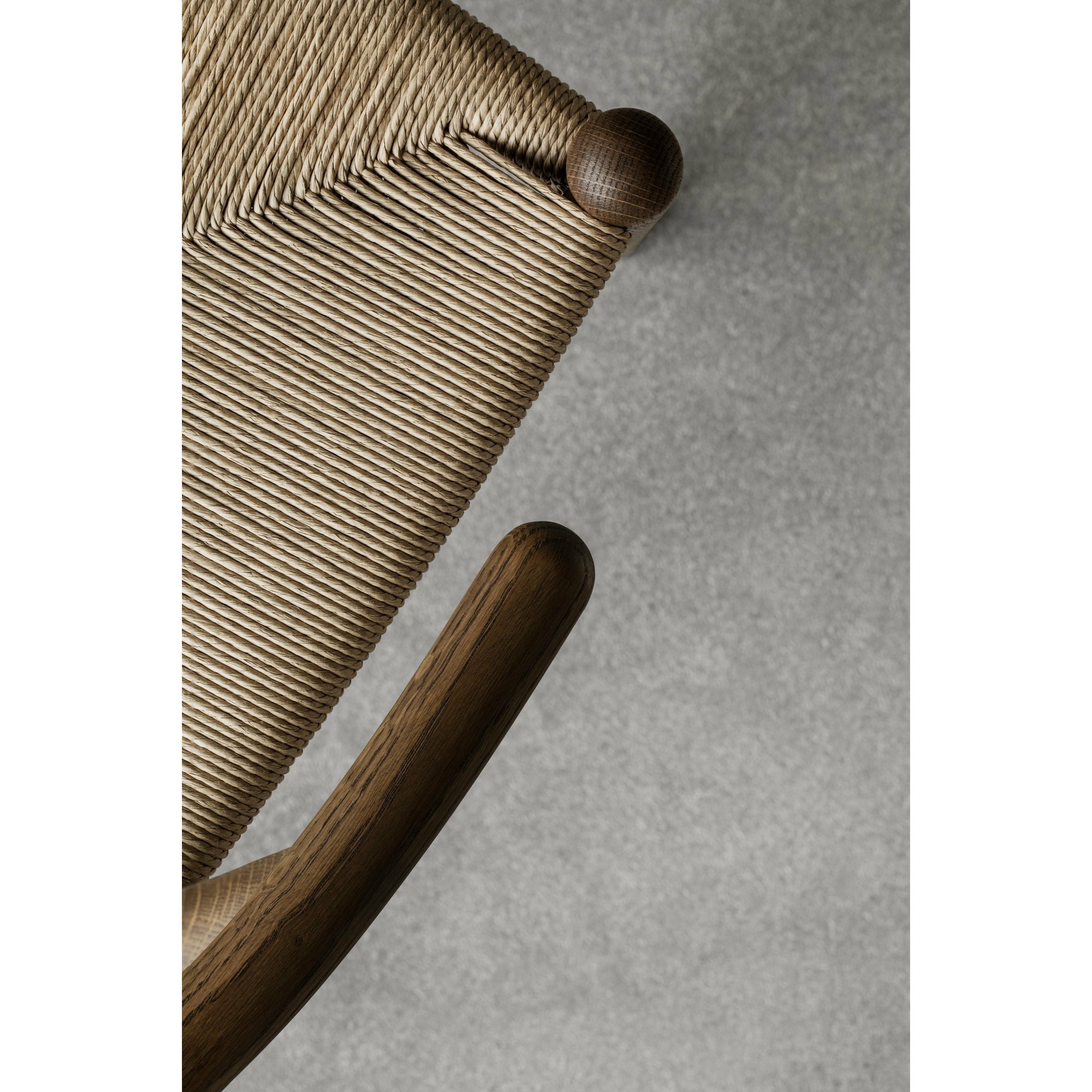 Carl Hansen CH24 Chaise à souhaits Oak Smoke Colored Huile, Cordon naturel