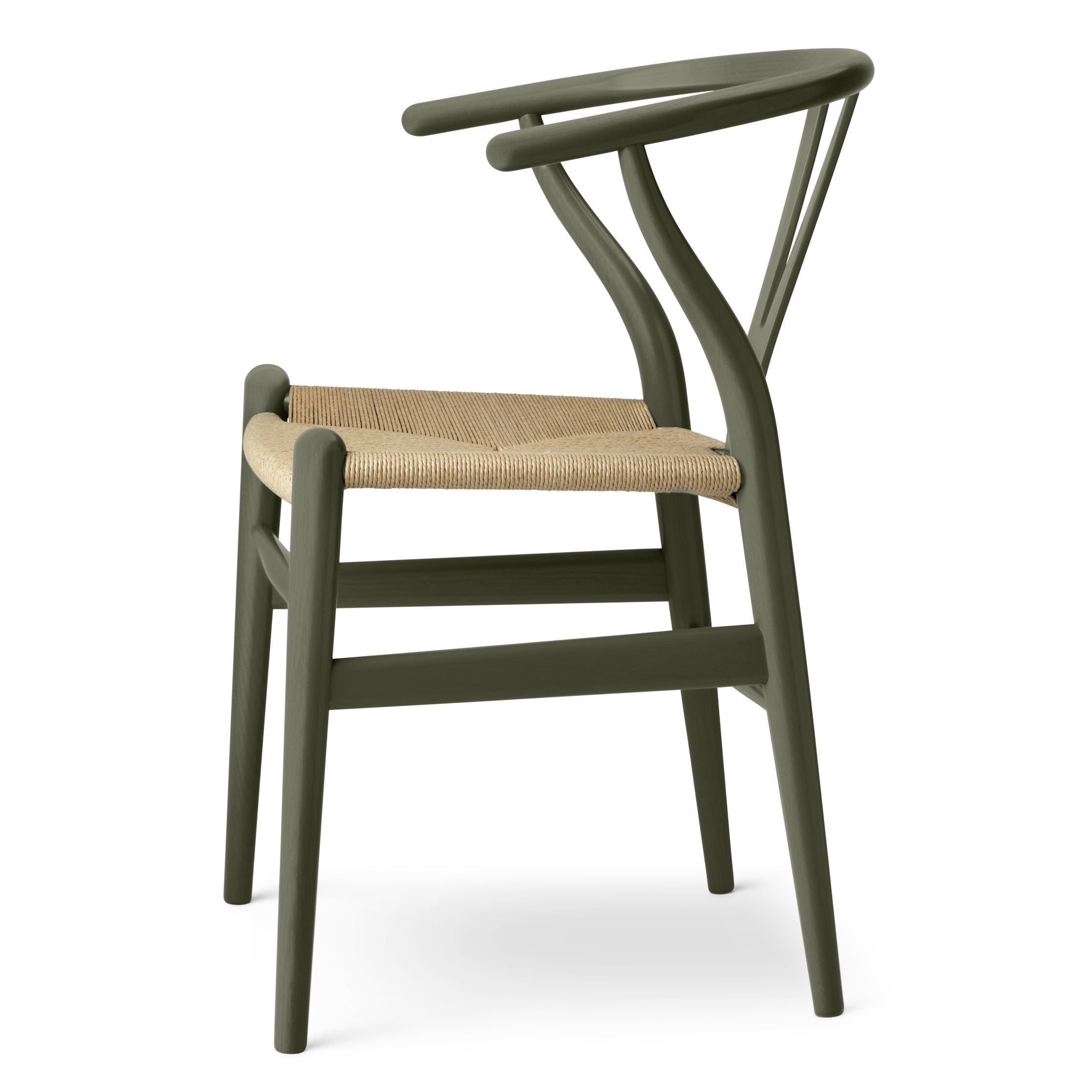 Carl Hansen CH24 Oak de silla de espíritu de tallas, algas marinas/cordón natural