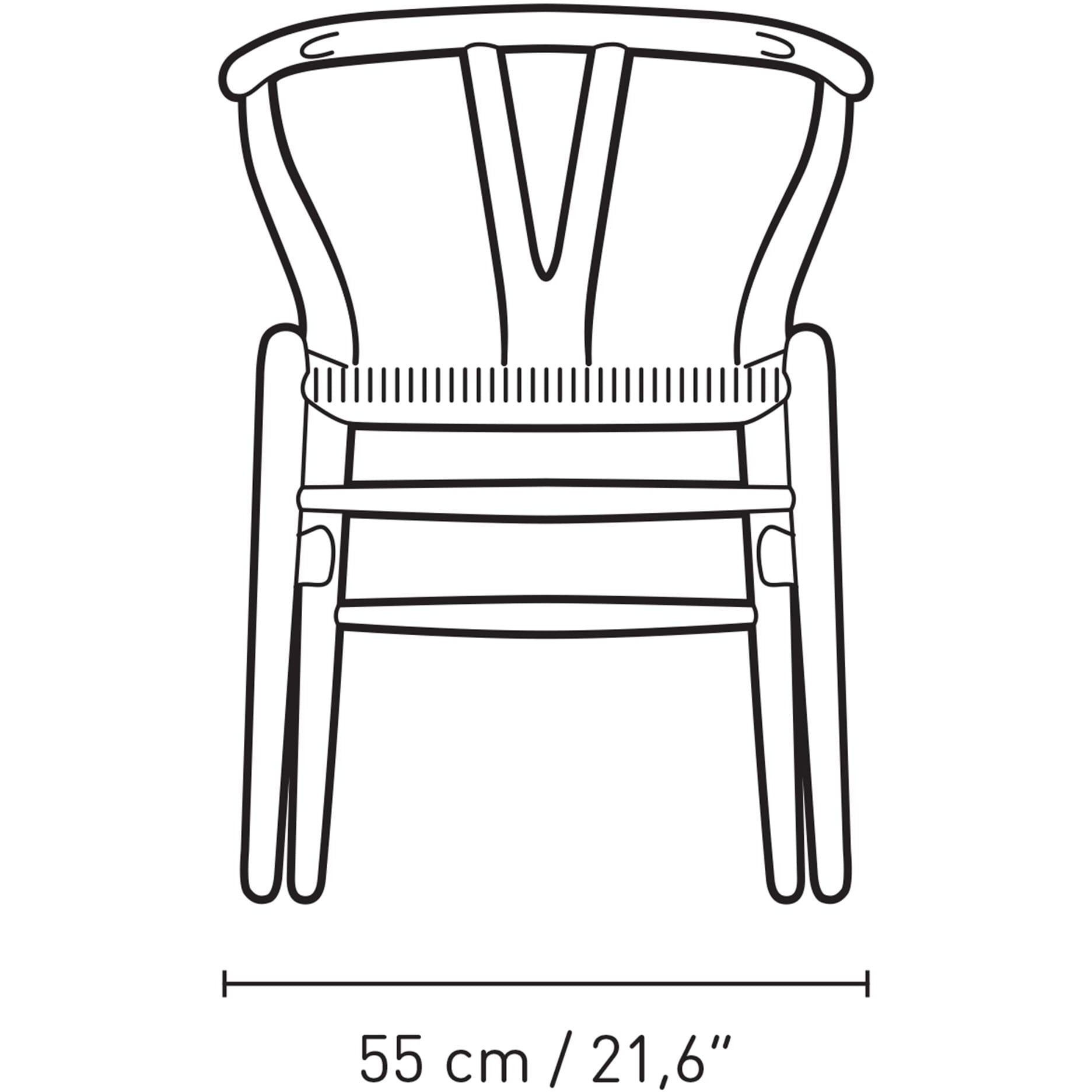 Carl Hansen CH24 Wishbone Chair, acajou huilé