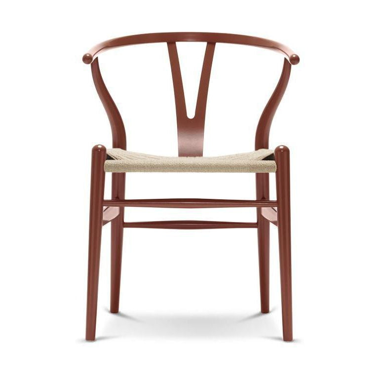 Carl Hansen CH24 Y stoel stoel Natuurlijk papier koord, beuken/roodbruin