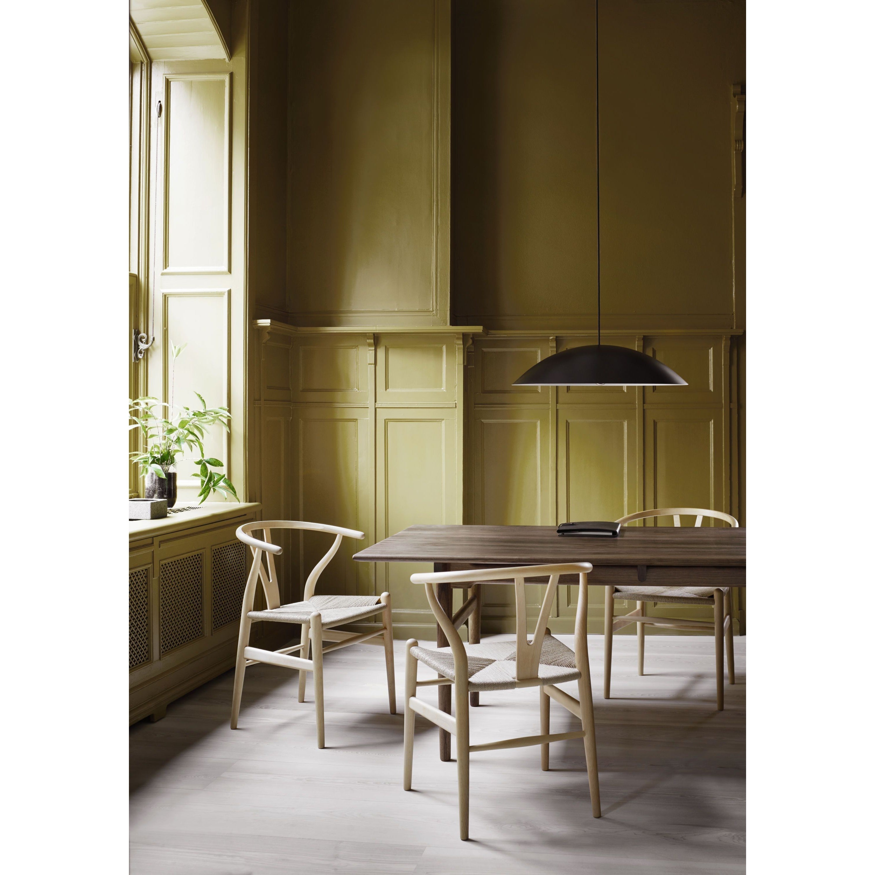 Carl Hansen CH24 WISHBONE SPOR Natural Cord Soaped Ash