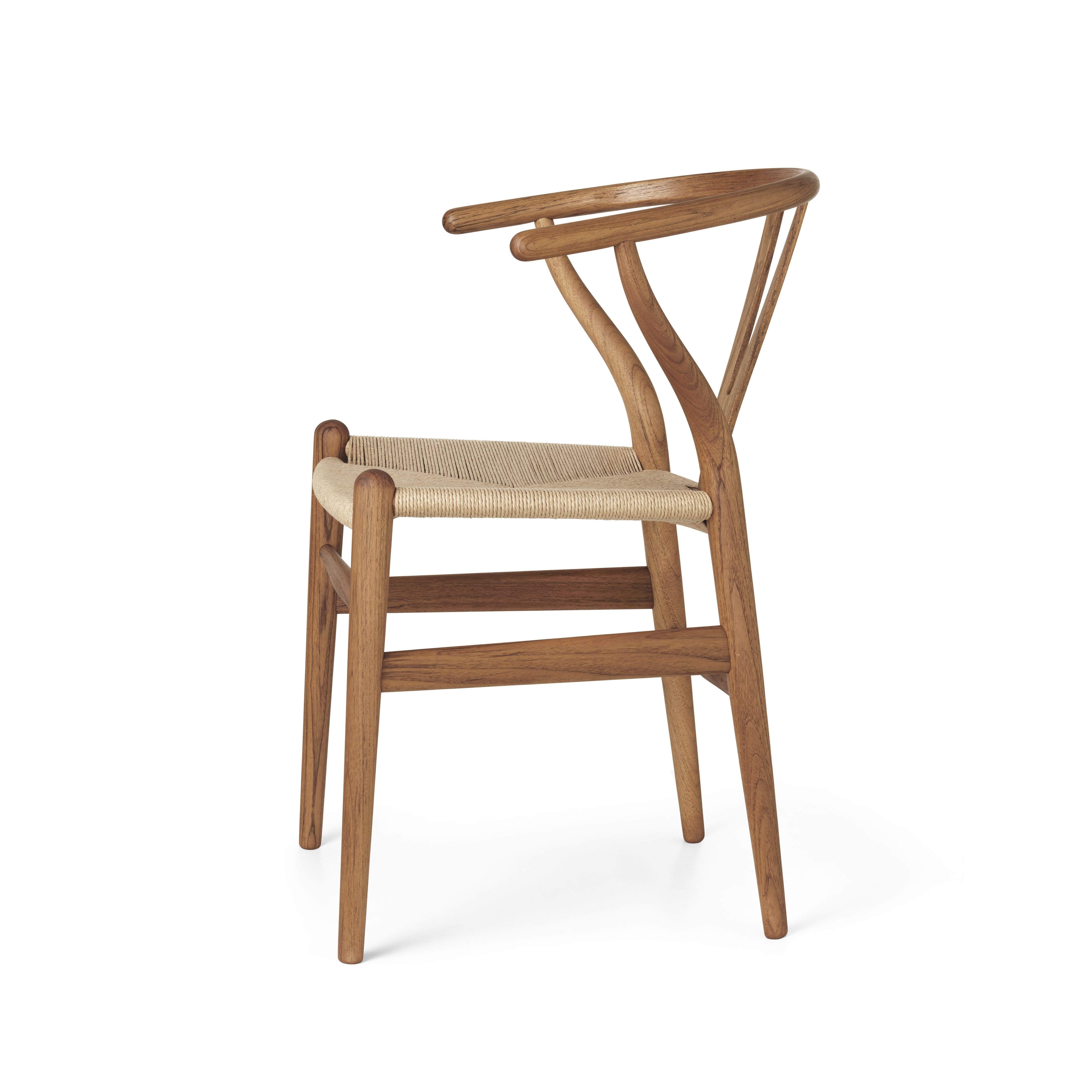 Carl Hansen CH24 Wishbone Chair Teak, Naturkabel