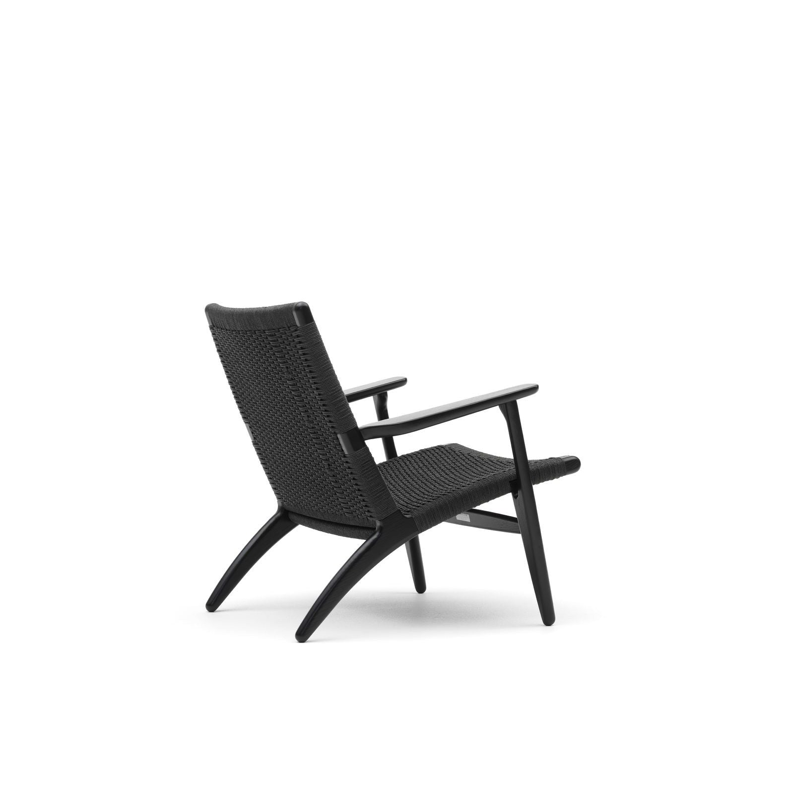 Carl Hansen Ch25 Lounge Chair, Sort Eg/Natur