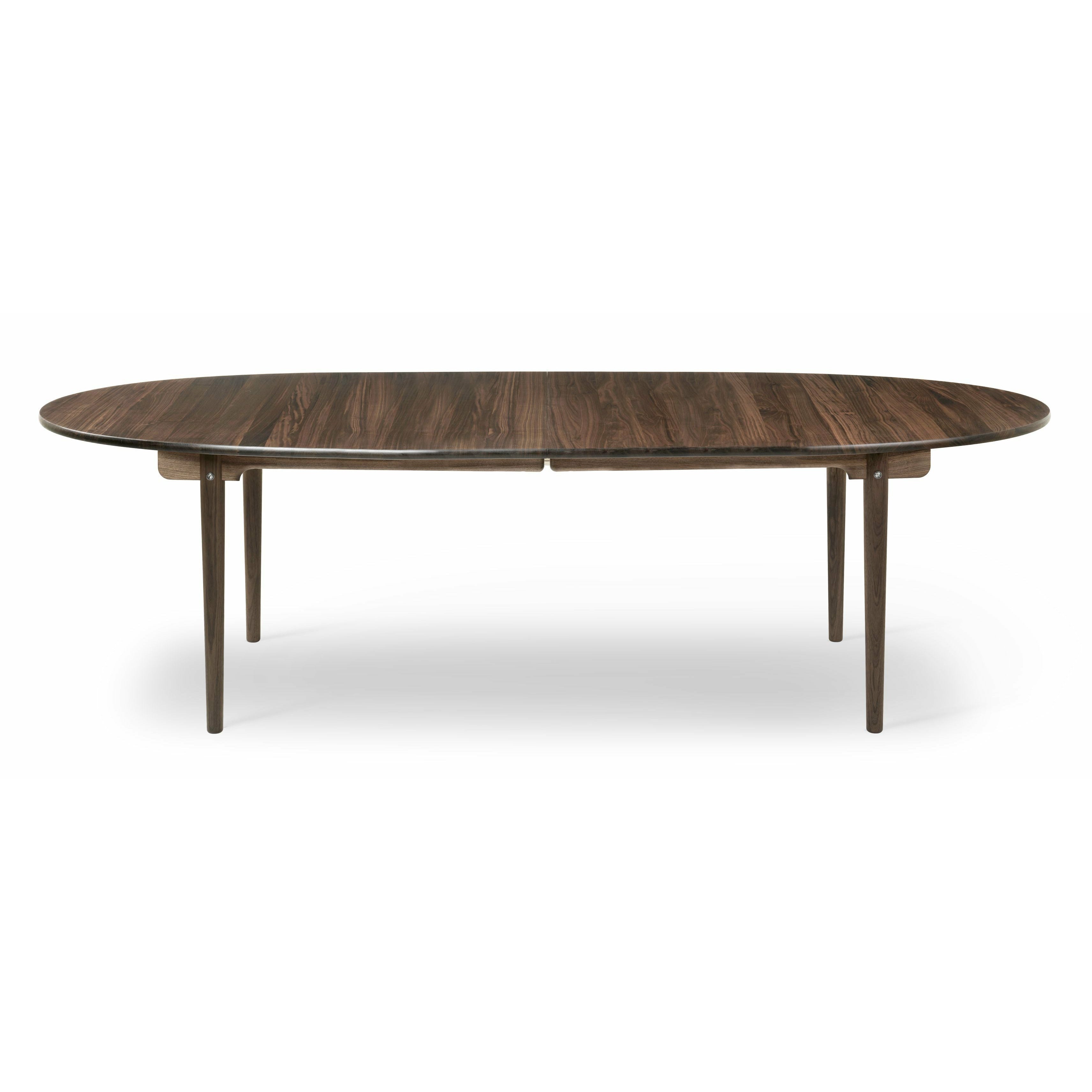 CARL HANSEN CH339 Mesa de comedor diseñada para 4 placas de extracción, nogal engrasado