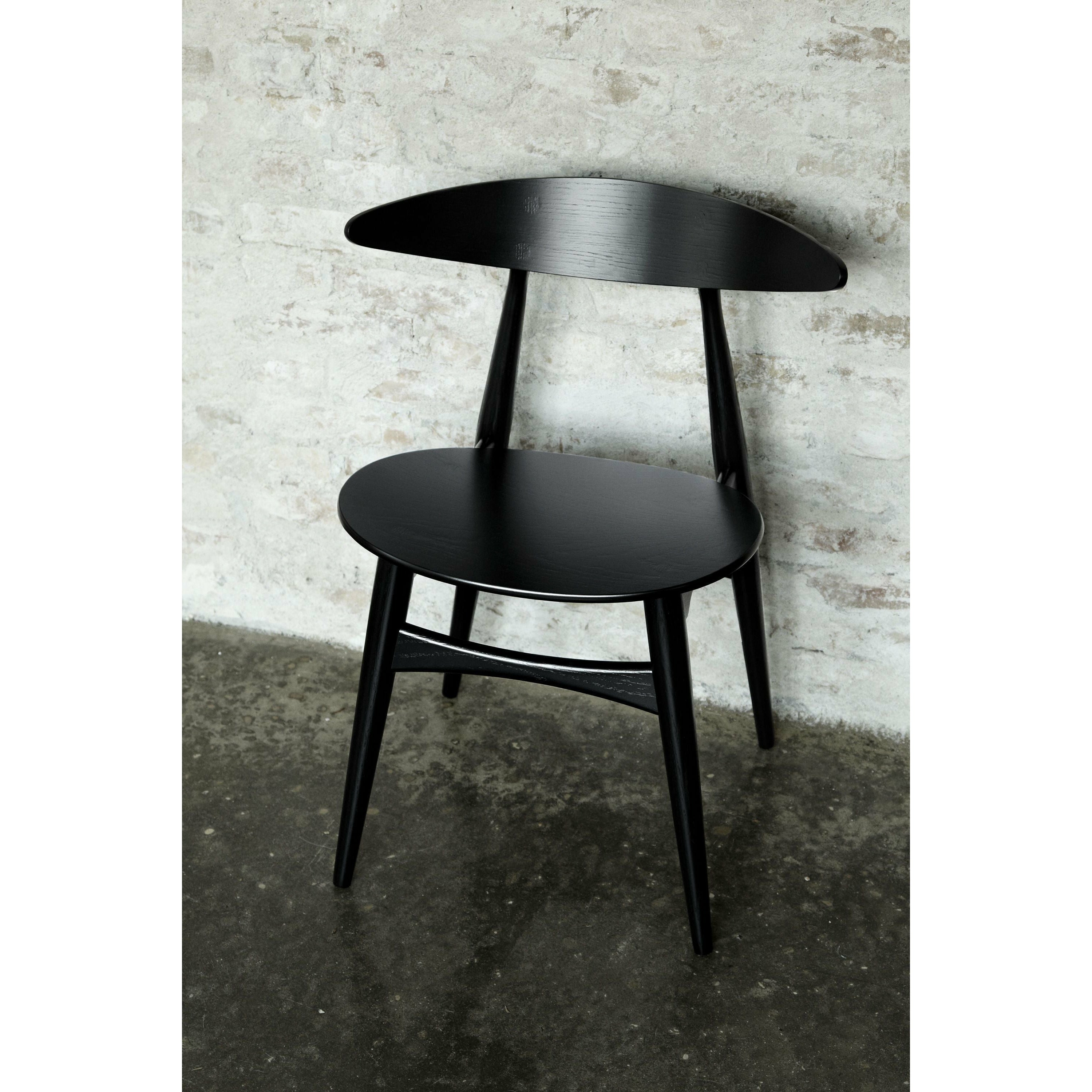 Carl Hansen CH33 P Silla, Black Beech/SIF 98