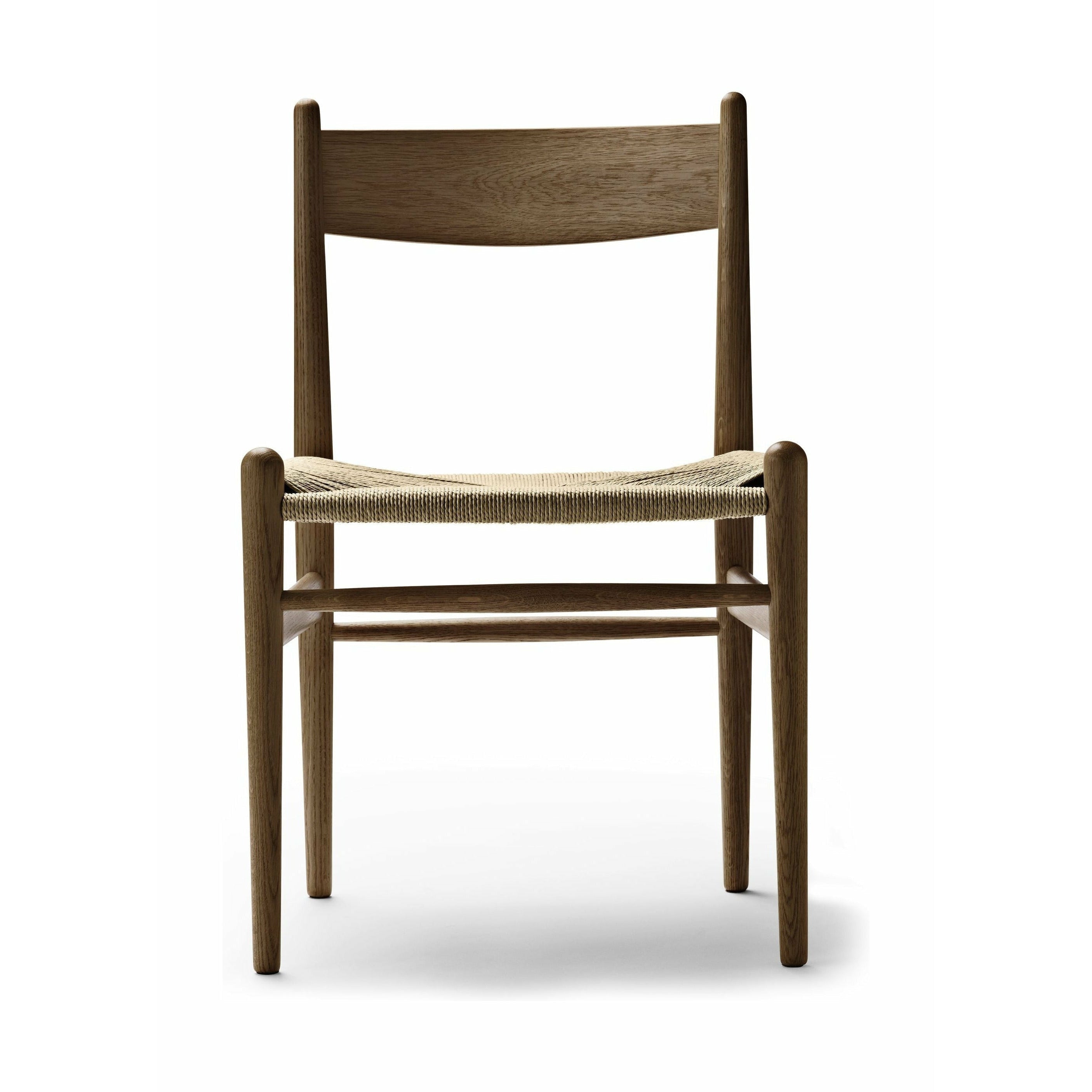 Carl Hansen CH36 Stuhl Eiche Rauchfarbe, natürliches Kabel