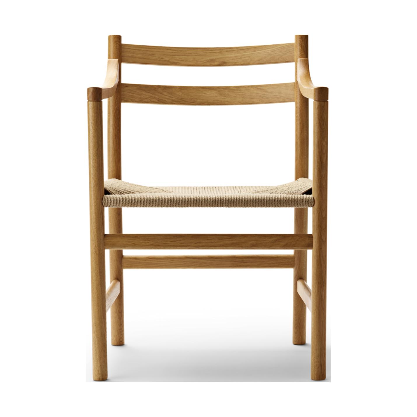 Carl Hansen CH46 -stol, oljad ek/naturlig