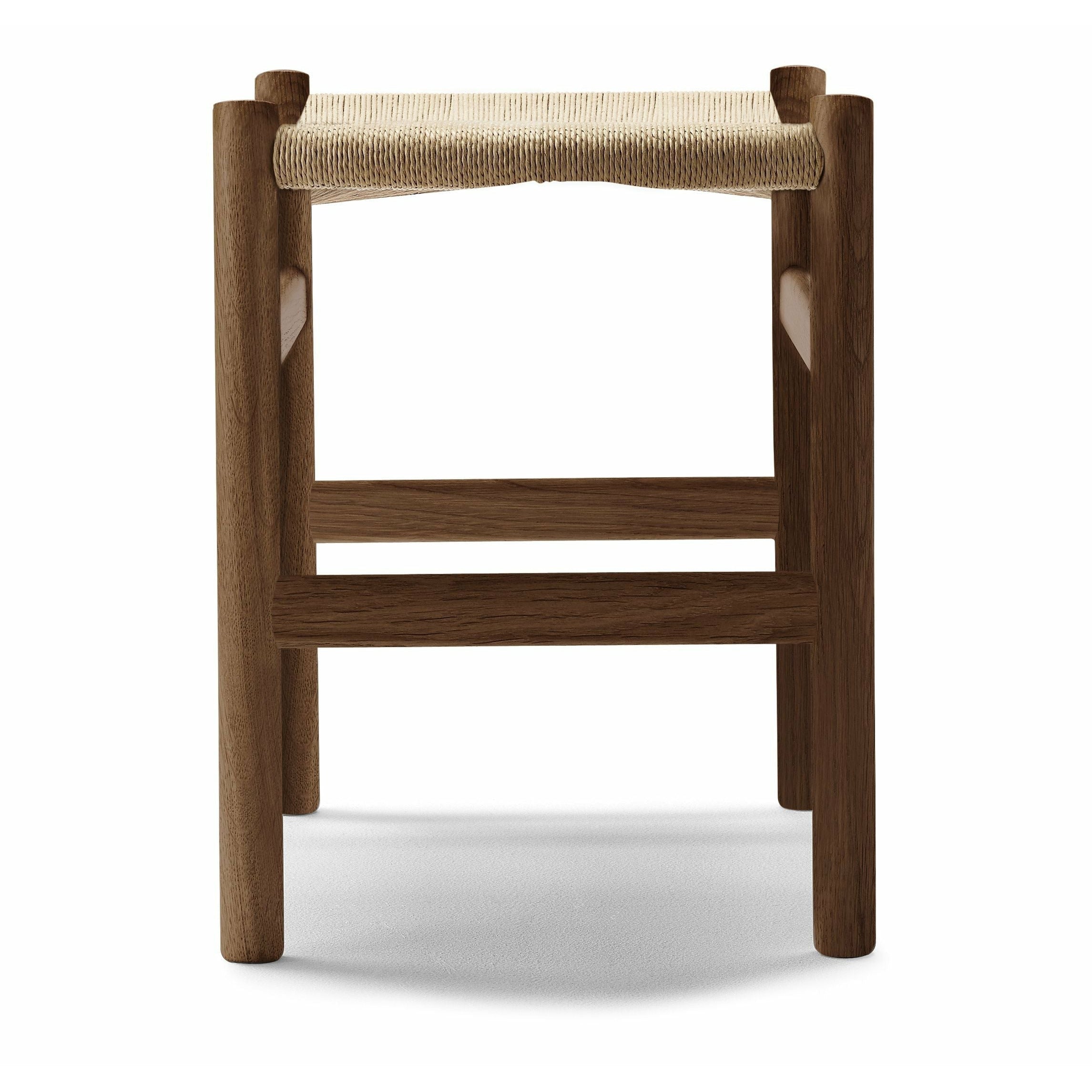 Carl Hansen CH53 Poot-Tool Oak Smoke Colored Huile 43 cm, Cordon naturel