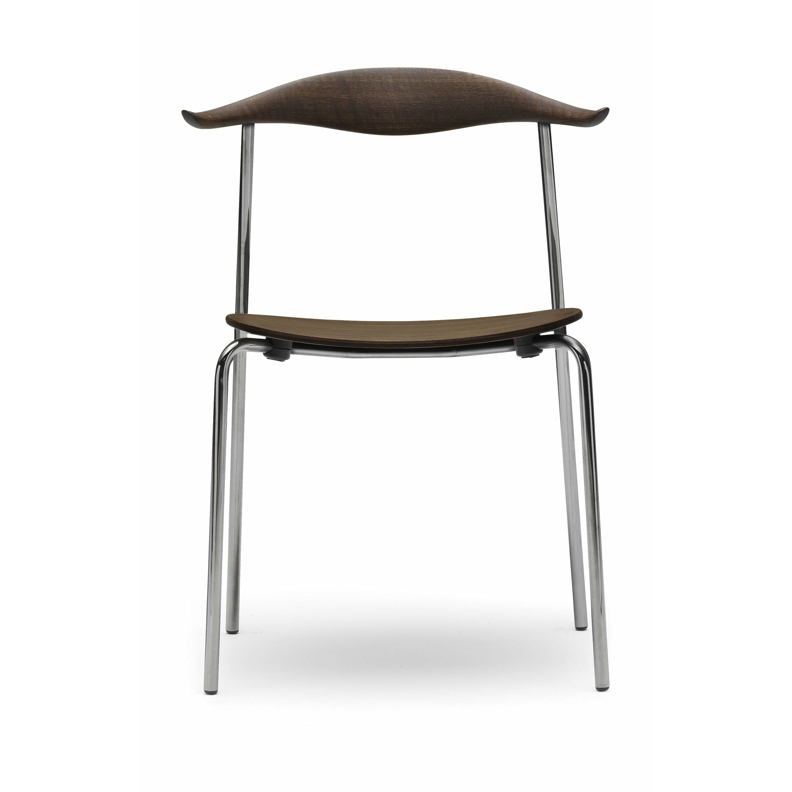 Carl Hansen CH88 T -stol, ekrökolja/rostfritt stål