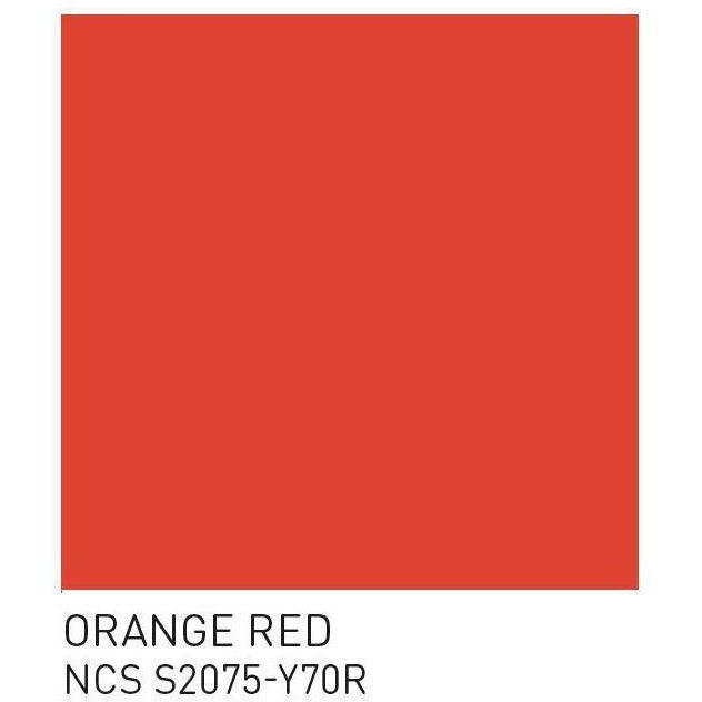 Carl Hansen Træprøver, Orange Rød