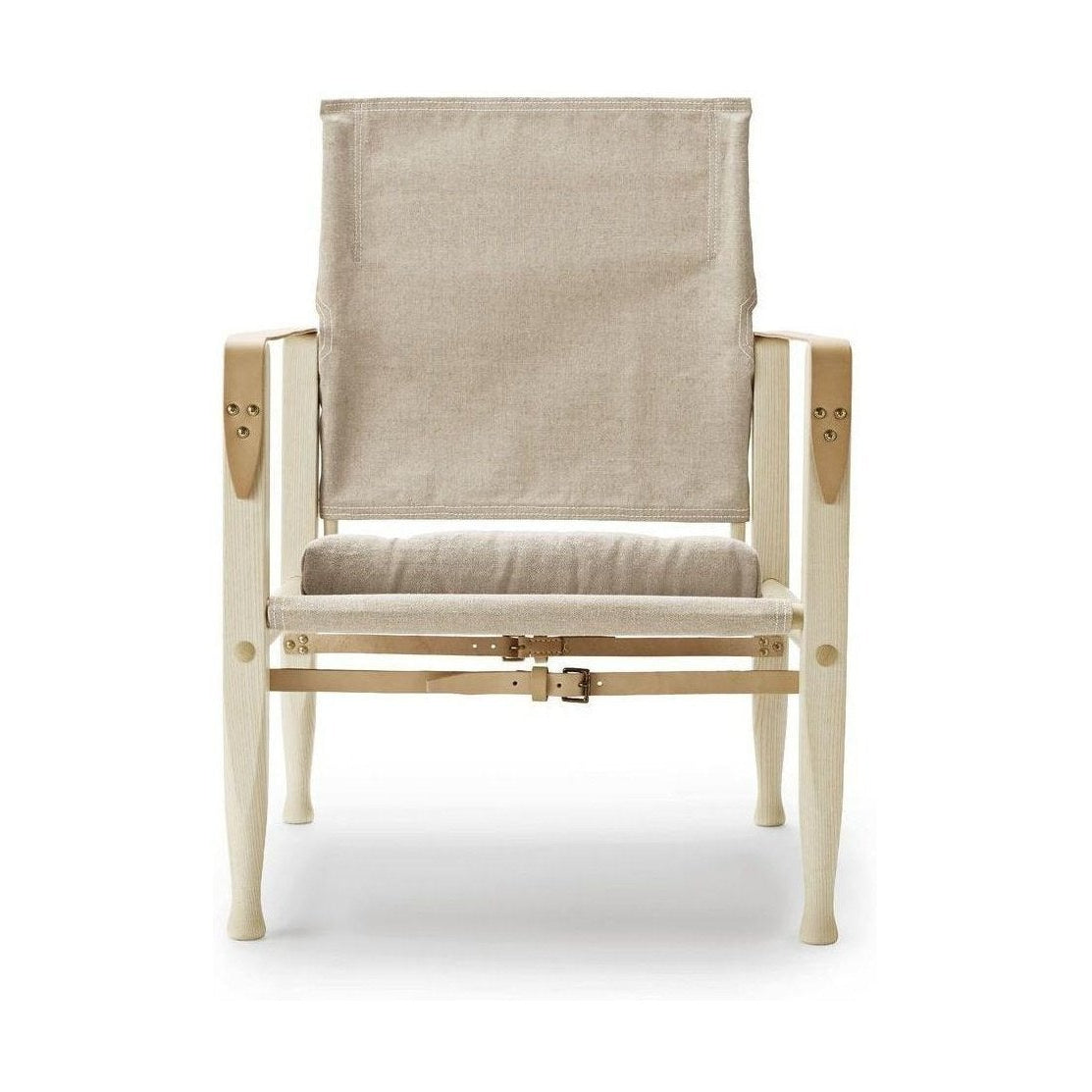 Carl Hansen KK47000 Safari -stoel, geoliede as/natuurlijk