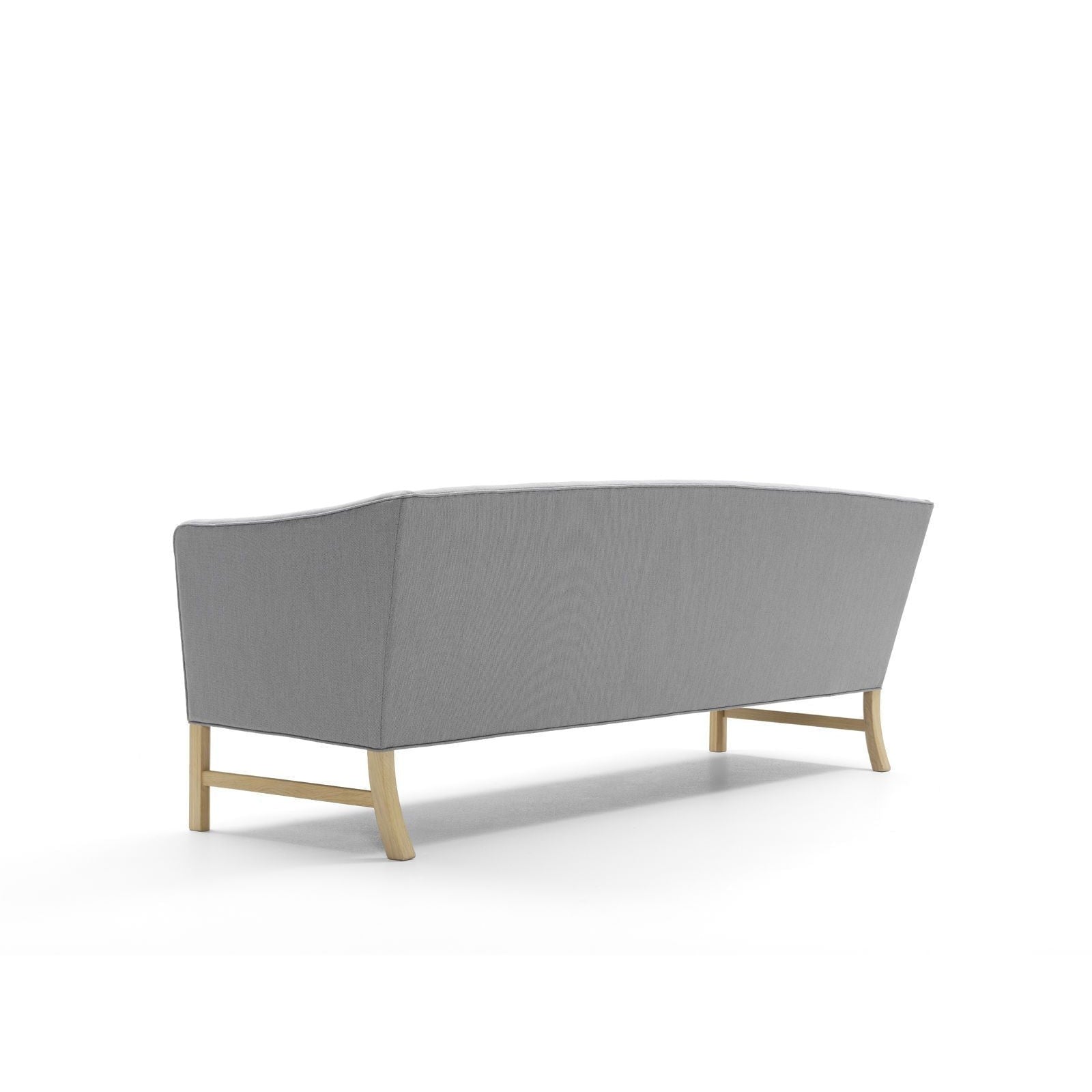 Carl Hansen OW603 Sofa geoliede eik, lichtgrijze stof