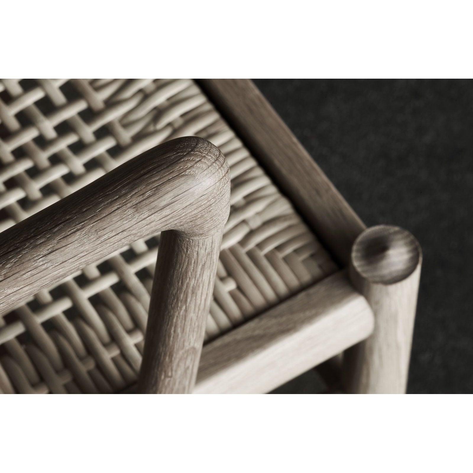 Carl Hansen OW149 Koloniale stoel Soaped Oak/zwart leer