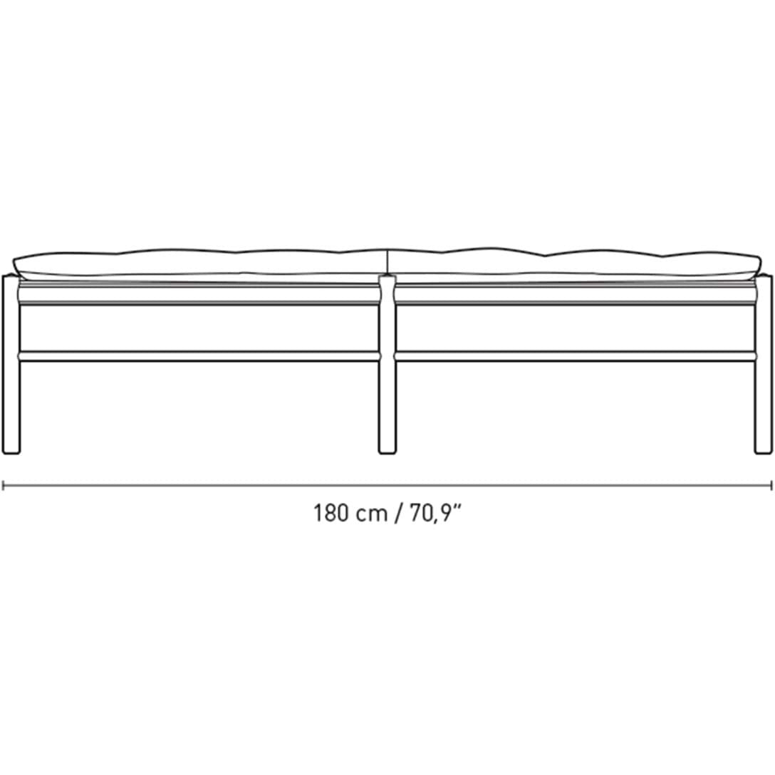 Carl Hansen Ow150 Daybed Oak Smoke Oil, Thor 307