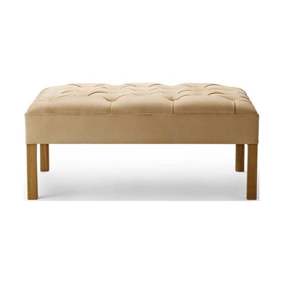 Carl Hansen KK48651 canapé-ajout, cuir de chêne / beige huilé