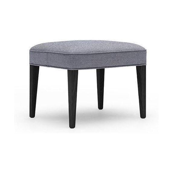 Carl Hansen Fh420 Heritage Fodskammel, Sort Eg/Lysegrå Stof