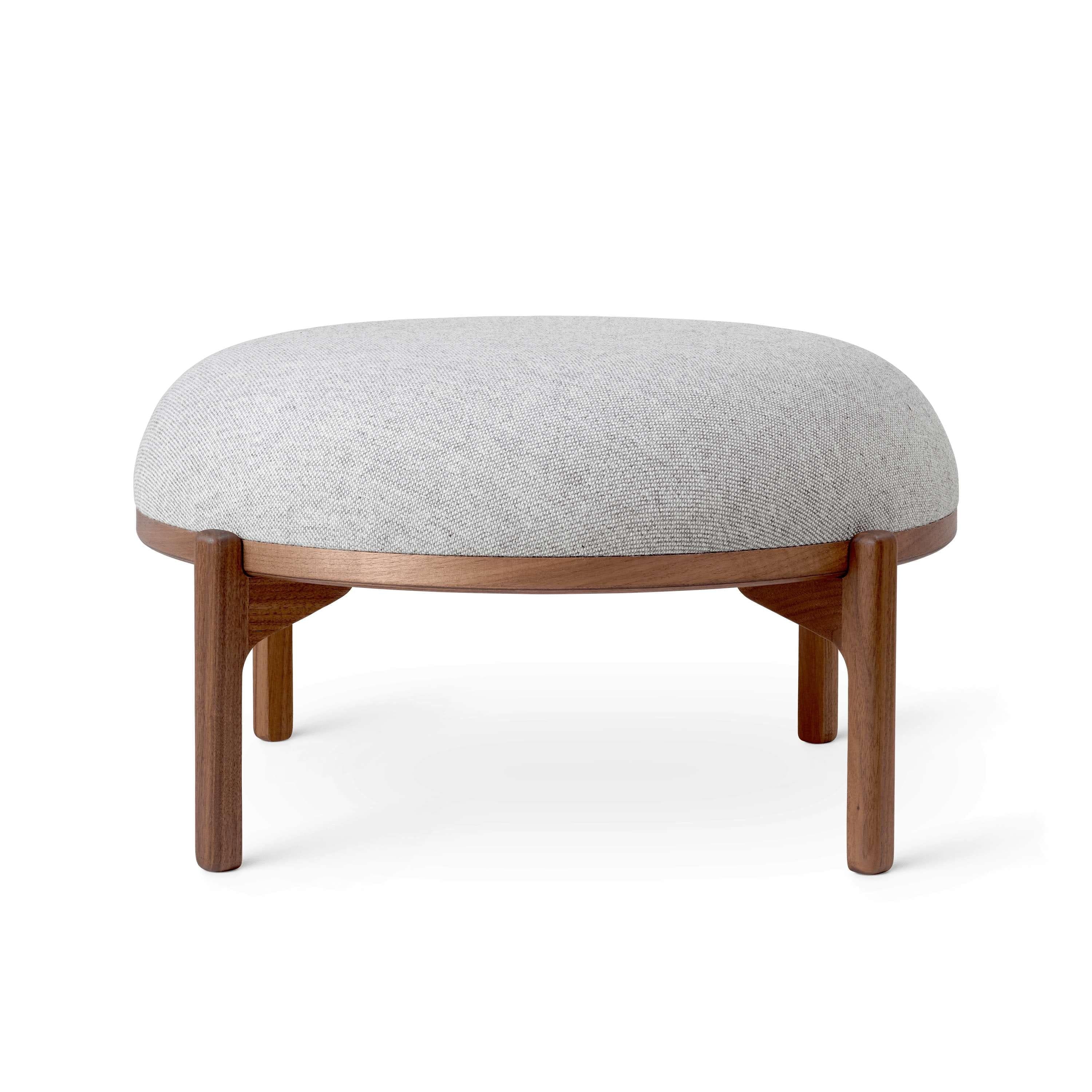 Carl Hansen RF1903 F Sideways Footstool, Nuez Oiled/Hallingdal 116