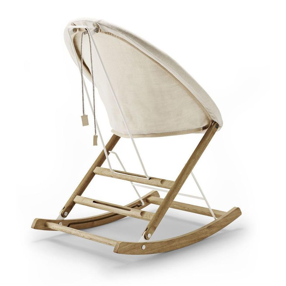 Carl Hansen AB001 Cadeira de ninho de balanço, carvalho oleado/natural