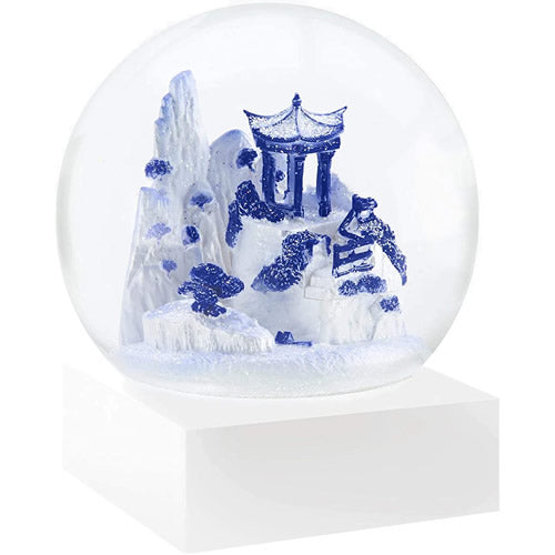 Globes de neige fraîche Blue Willow Snow Globe