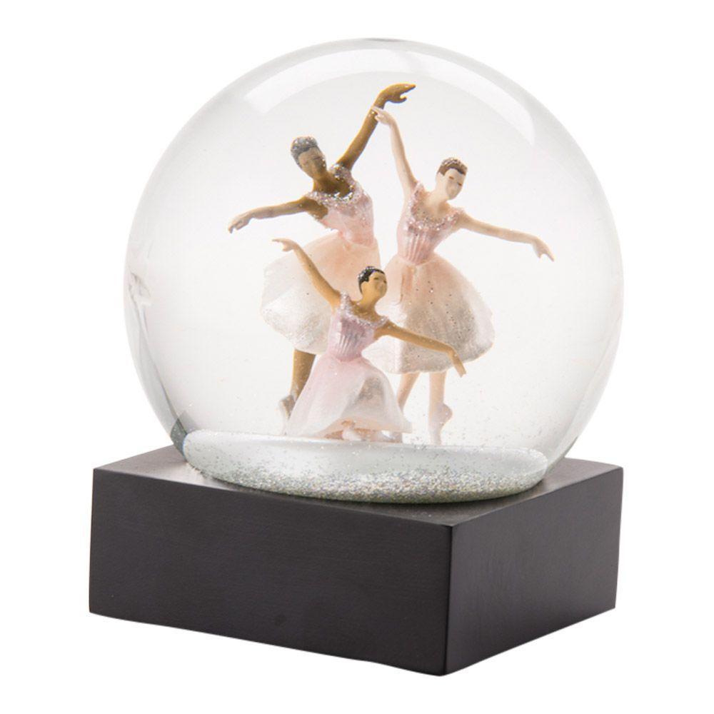 Snow fraîche globes trois danseurs