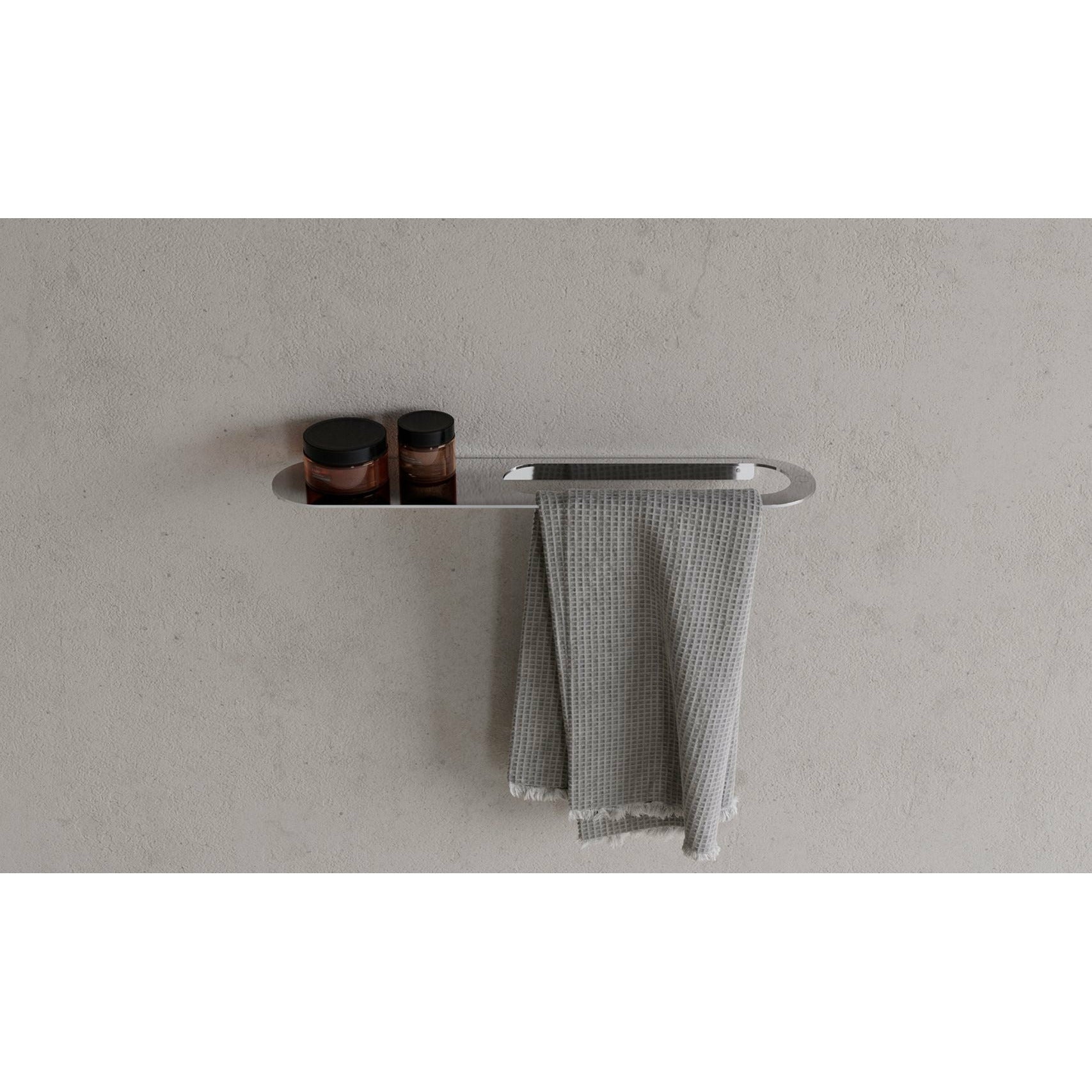 Copenhague Bath CB 100 porte-serviette avec étagère, chrome