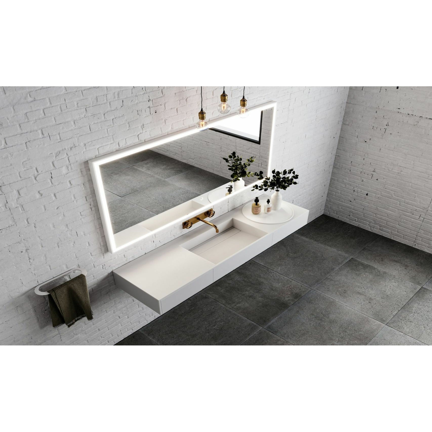 Københavnsbad Enköping Wash Basin, L120 cm