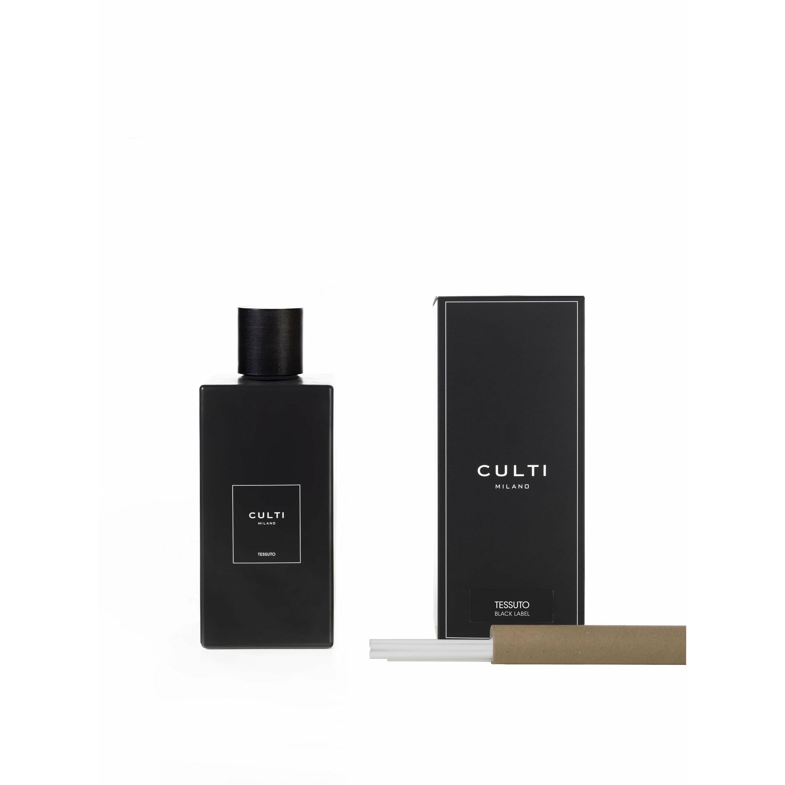 Culti milano décor noir labeur de parfum diffuseur Tessuto, 2,7 L