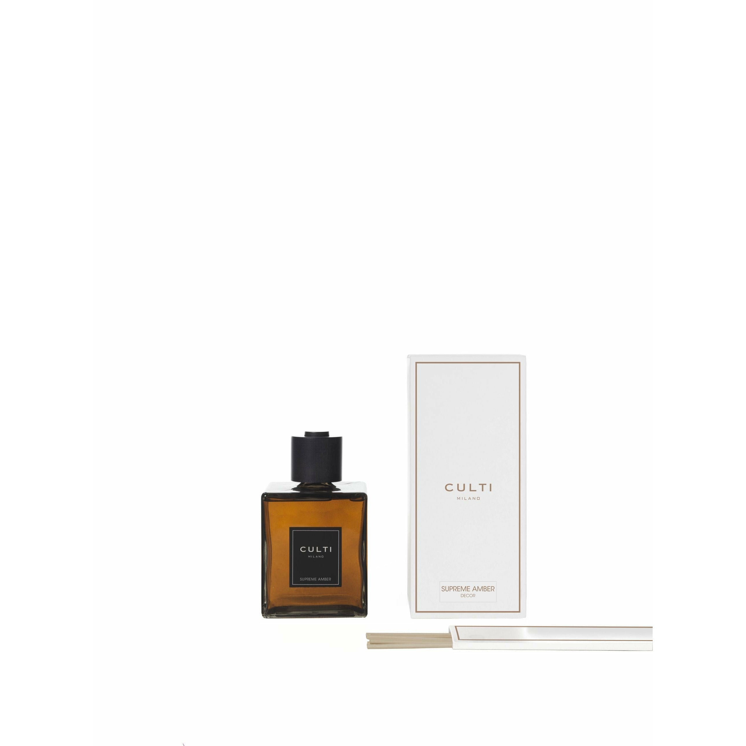 Culti Milano Decor Classic Fragrance Diffuser Supreme Amber, 1 L