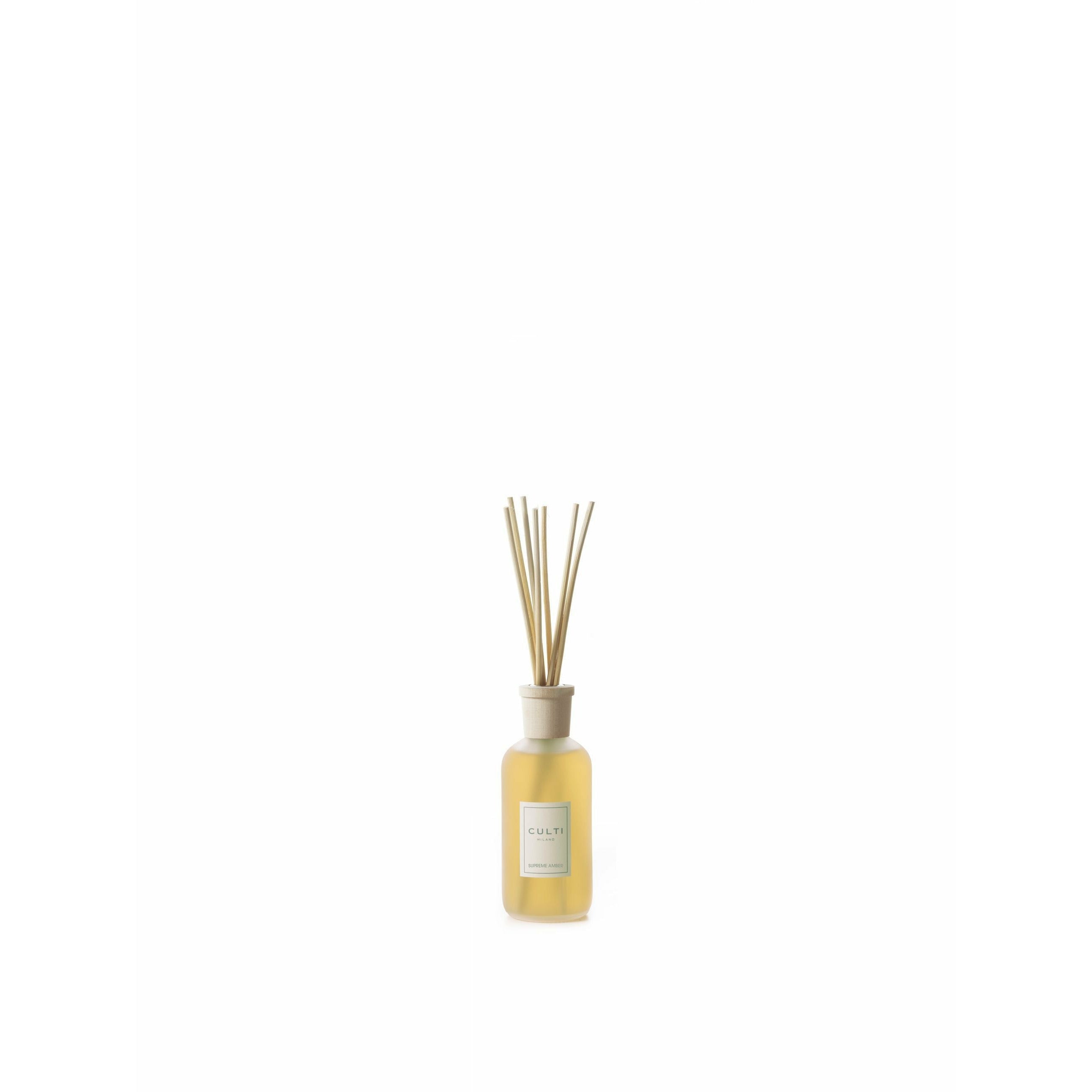 Culti Milano Stile Classic Fragrance Diffuser Supreme Amber, 250 ml