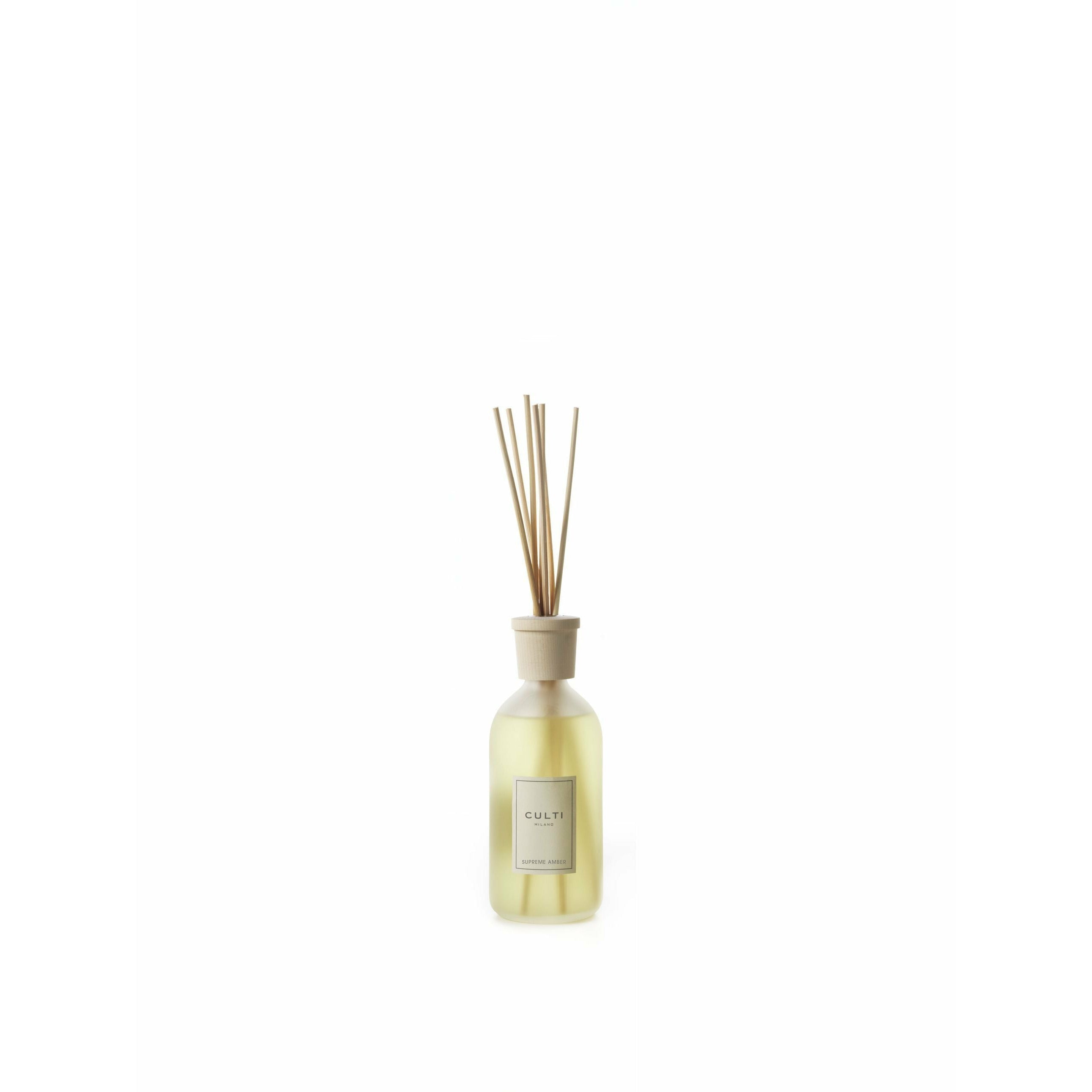 Culti Milano Stile Classic Fragrance Diffuseur Supreme Amber, 500 ml