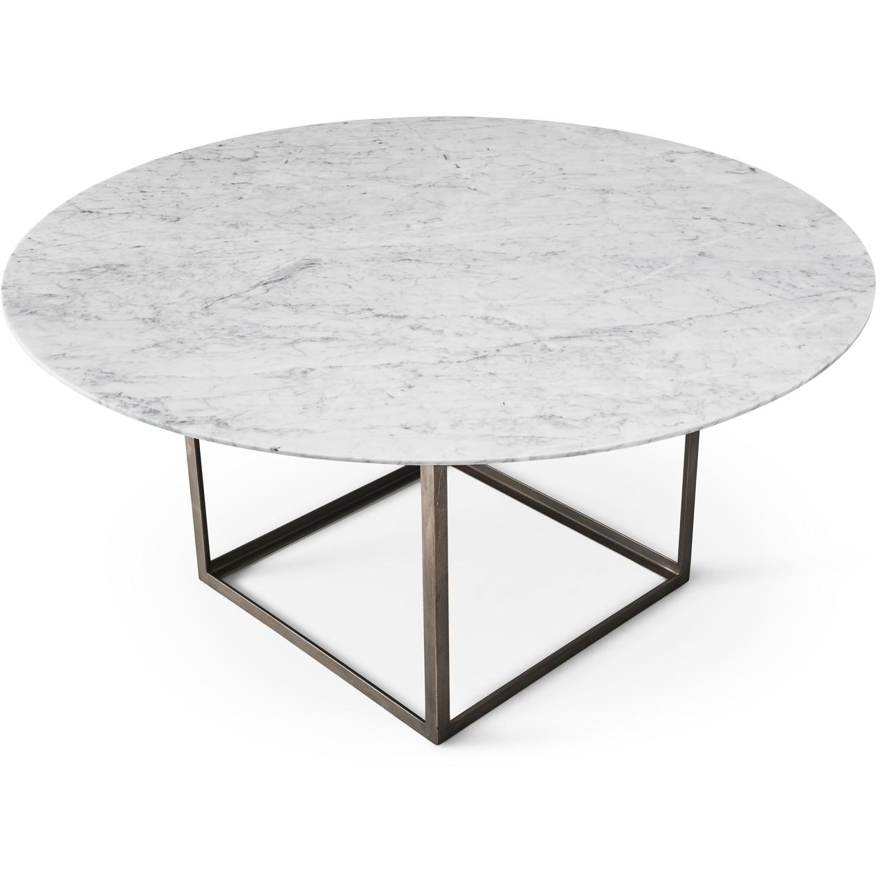 Dk3 joyal ronde table à manger en marbre Ø150 cm, carrara