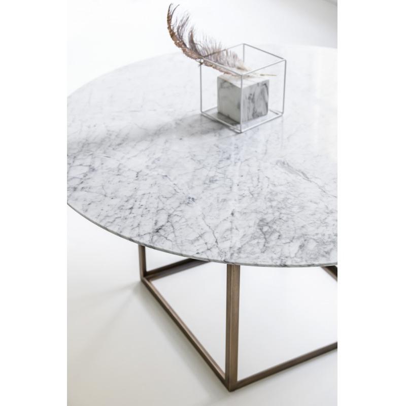 Dk3 Jewel Rundt Spisebord Marmor ø150 Cm, Carrara