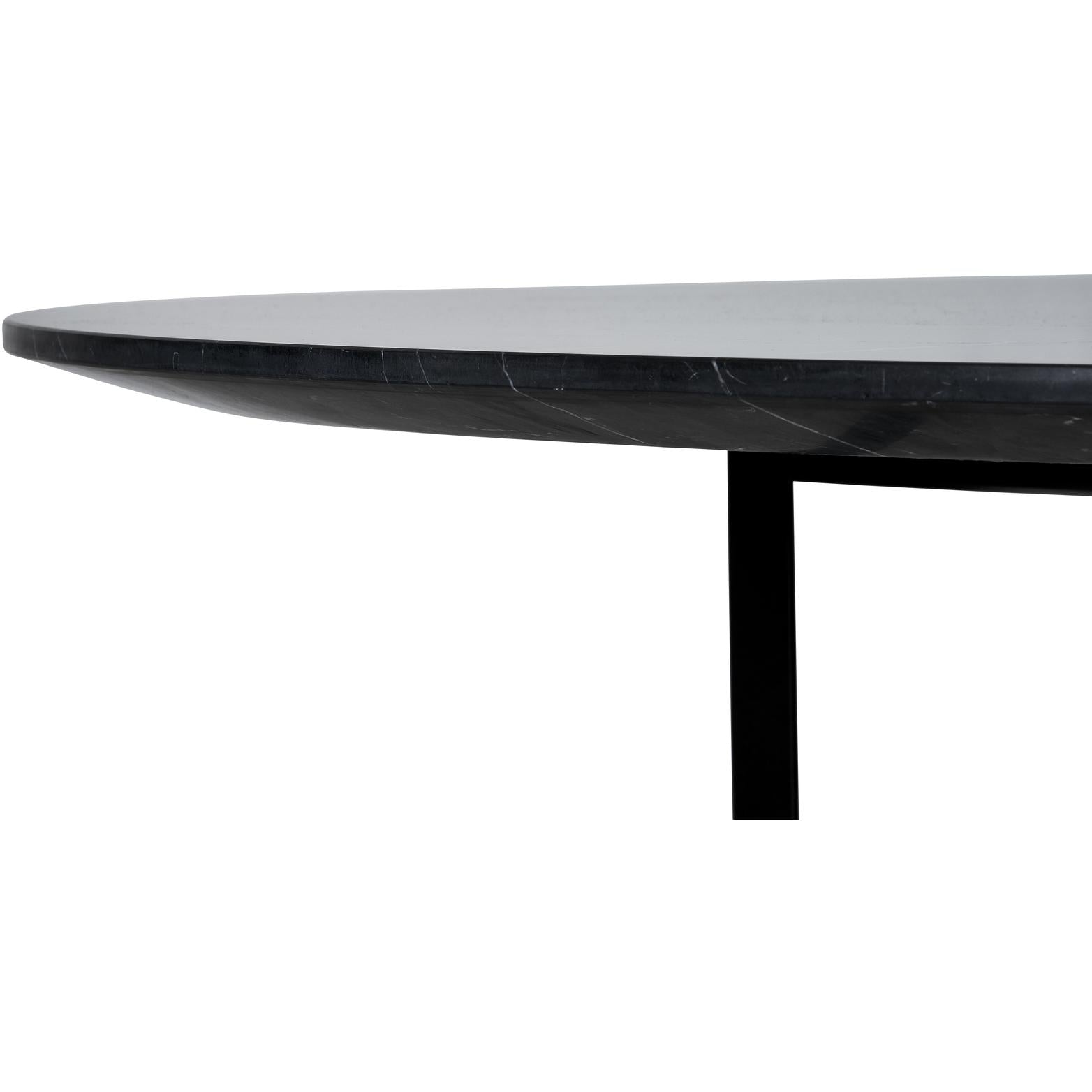 Dk3 joyal ronde table à manger en marbre Ø150 cm, marquina