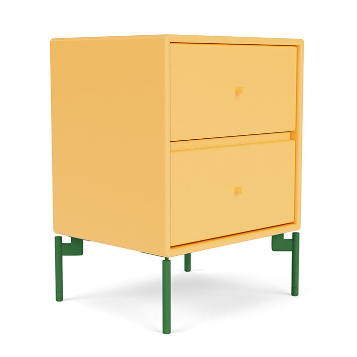 Montana Drift Drawer Module With Legs, Acacia/Parsley