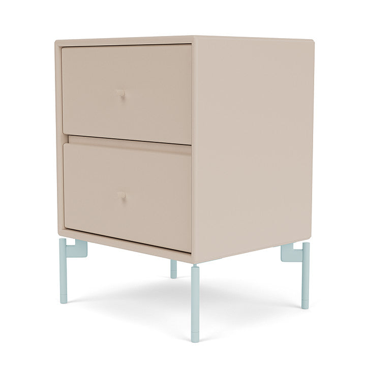 Montana Drift Drawer Module With Legs, Clay/Flint