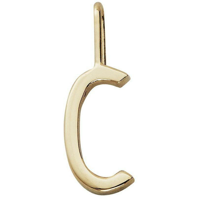 Lettres de conception lettres pendentif a z 10 mm, or, c