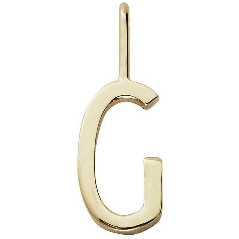 Lettres de conception lettres pendentif a z 10 mm, or, g