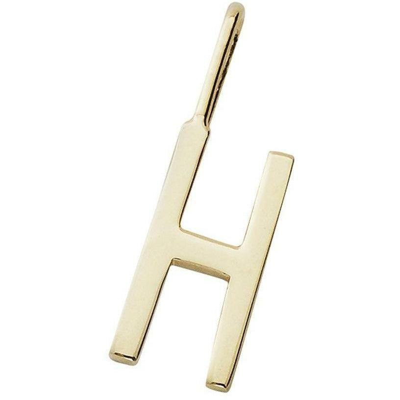 Lettres de conception lettres pendentif a z 10 mm, or, h