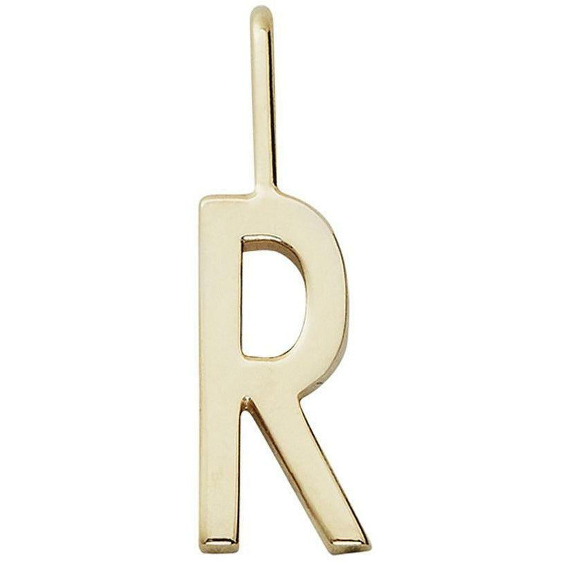 Lettres de conception lettres pendentif a z 10 mm, or, r