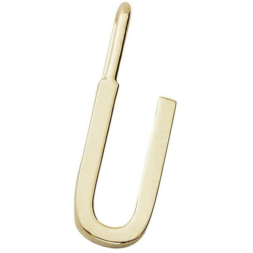 Lettres de conception lettres pendentif a z 10 mm, or, u