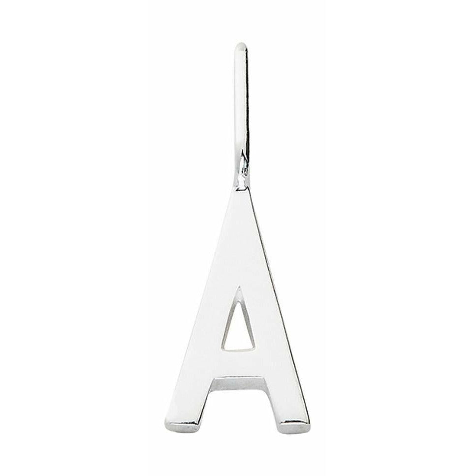 Lettres de conception lettres pendentif a z 10 mm, argent, un