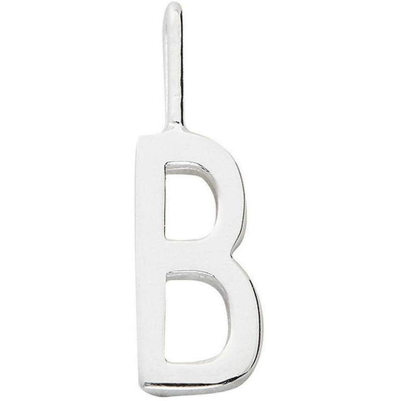 Lettres de conception lettres pendentif a z 10 mm, argent, b