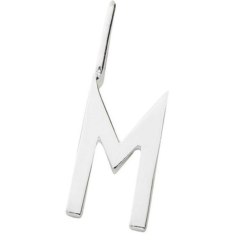 Lettres de conception lettres pendentif a z 10 mm, argent, m