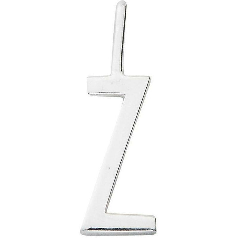 Lettres de conception lettres Pendant A Z 10 mm, argent, z