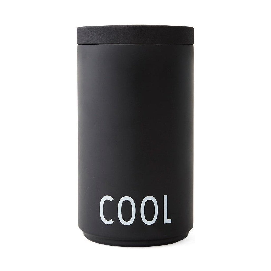 Designbrev Cool Wine Cooler & Ice Bucket, Black