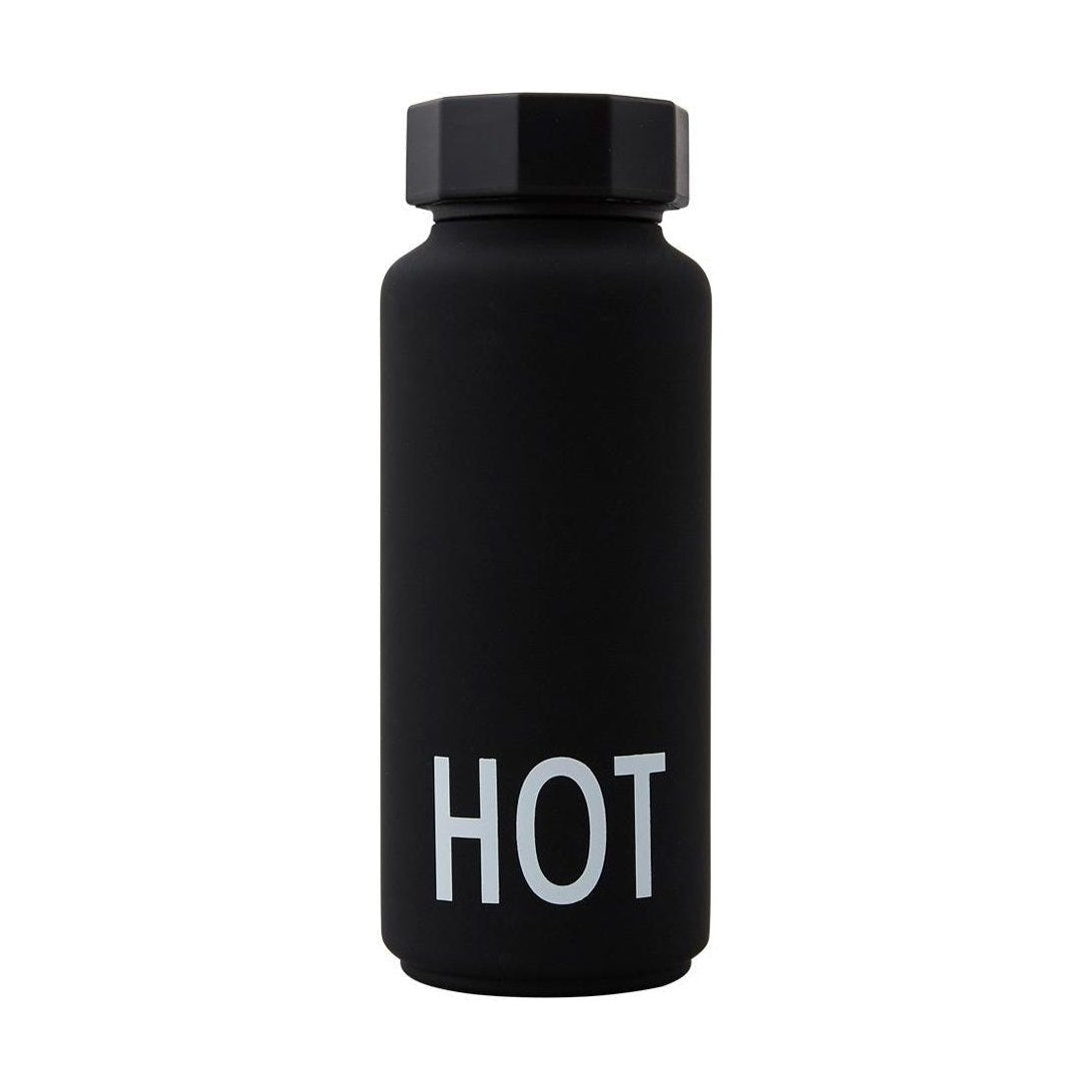 Ontwerpletters Hot & Cold Thermos, zwart