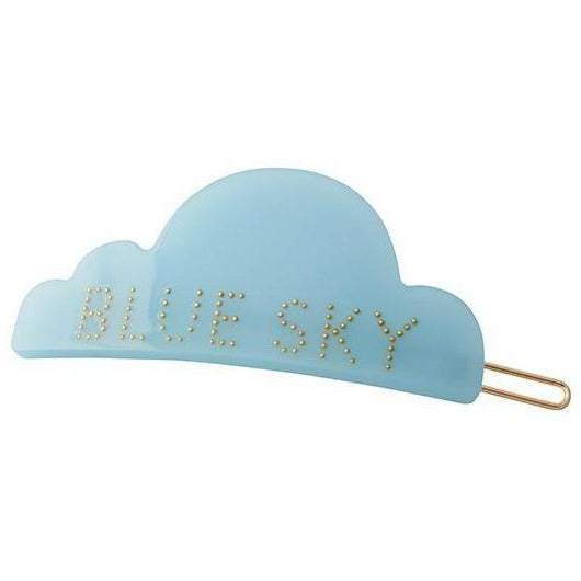 Designbuchstaben ikonische Haarclip, Blue Sky, Blau