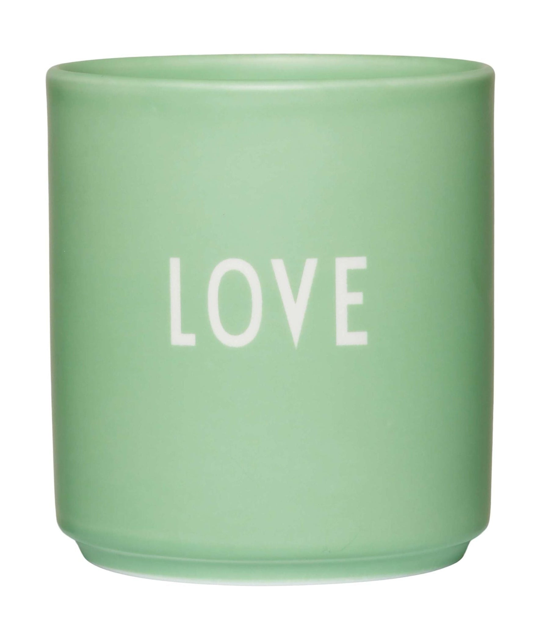 Love de tasse préférée de la lettre de design, vert