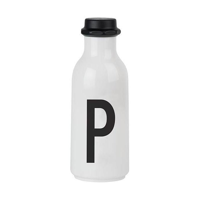 Letras de diseño Botella de agua personal A Z, P