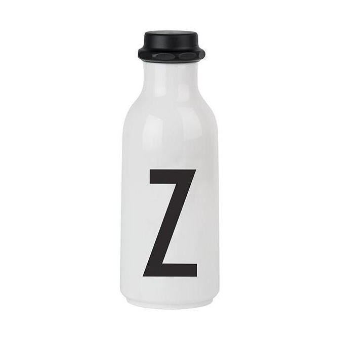 Designbuchstaben persönliche Wasserflasche a z, z, z